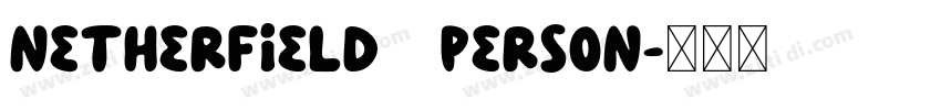 Netherfield   Person字体转换